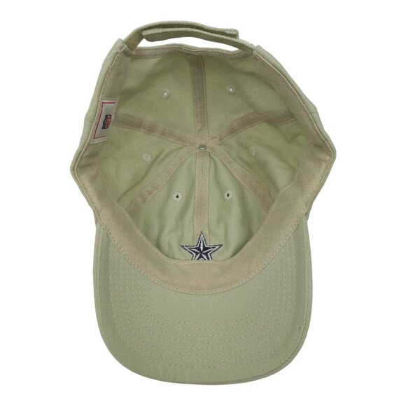 Dallas Cowboys NFL Football Adjustable Size Cap Strapback Baseball Hat Khaki - Picture 7 of 15
